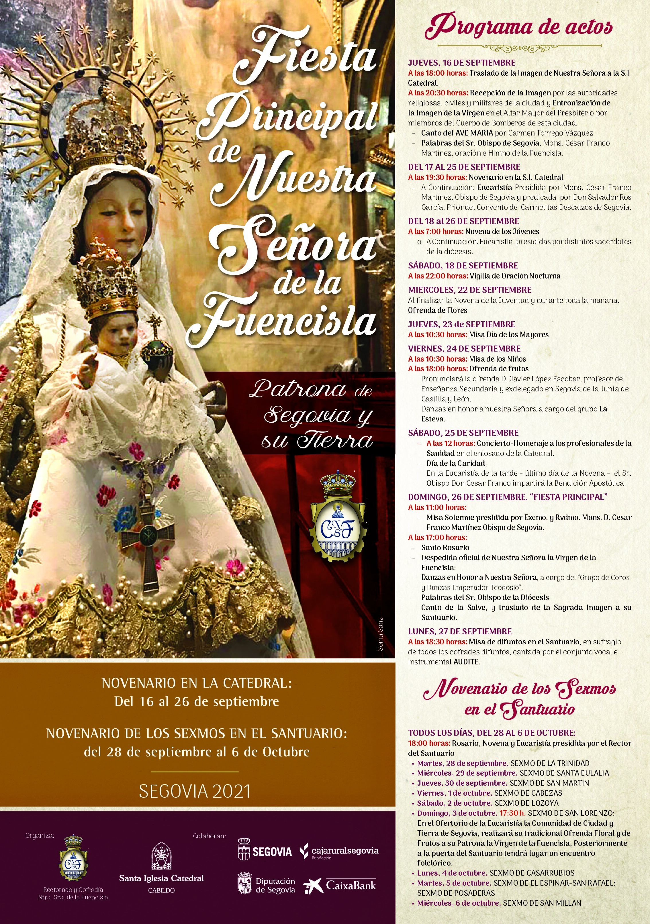 Programa del novenario 2021